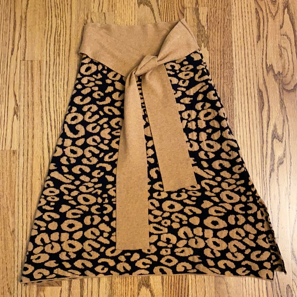 Cheetah print skirt